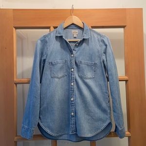 J. Crew Classic Fit Chambray Shirt